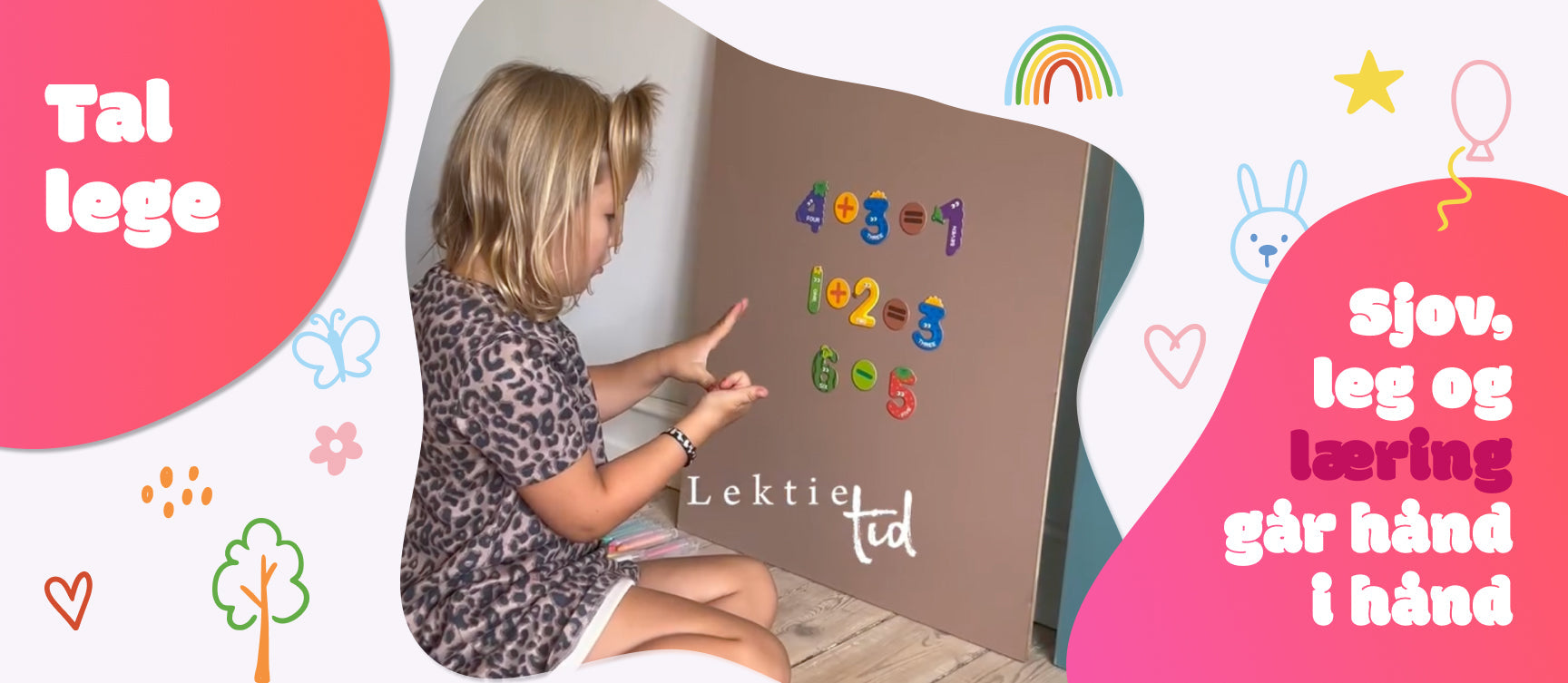 Gør matematik sjov med talmagneter 🔢