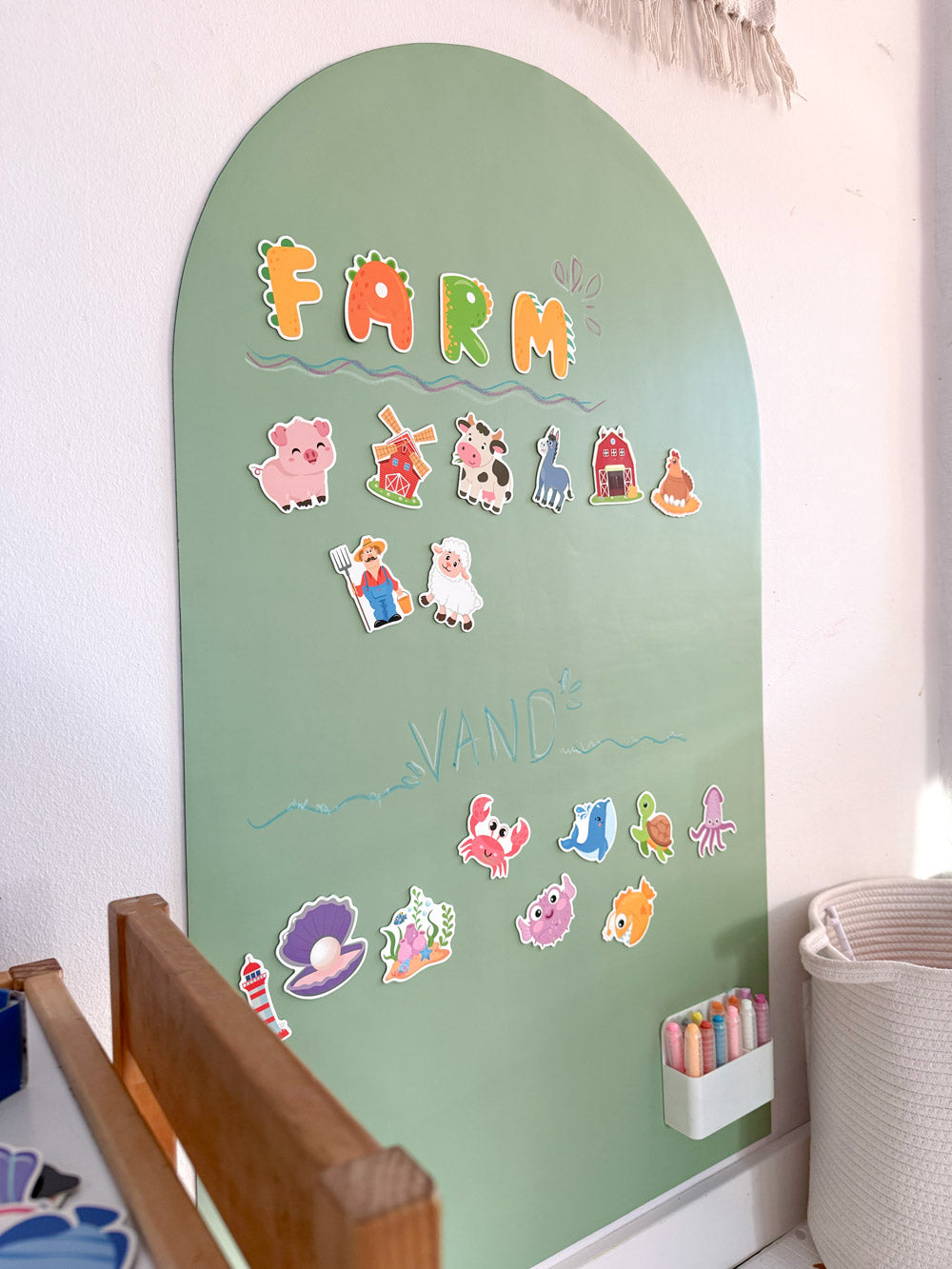 Nordlys (støvet grøn)