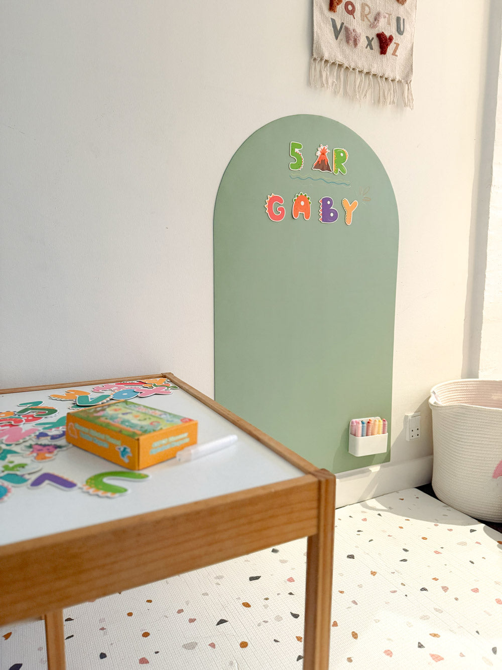 Nordlys (støvet grøn)