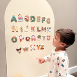 🎄 Jule Bogstavsmagneter - 26 bogstaver (A-Z)