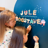 🎄 Jule Bogstavsmagneter - 26 bogstaver (A-Z)
