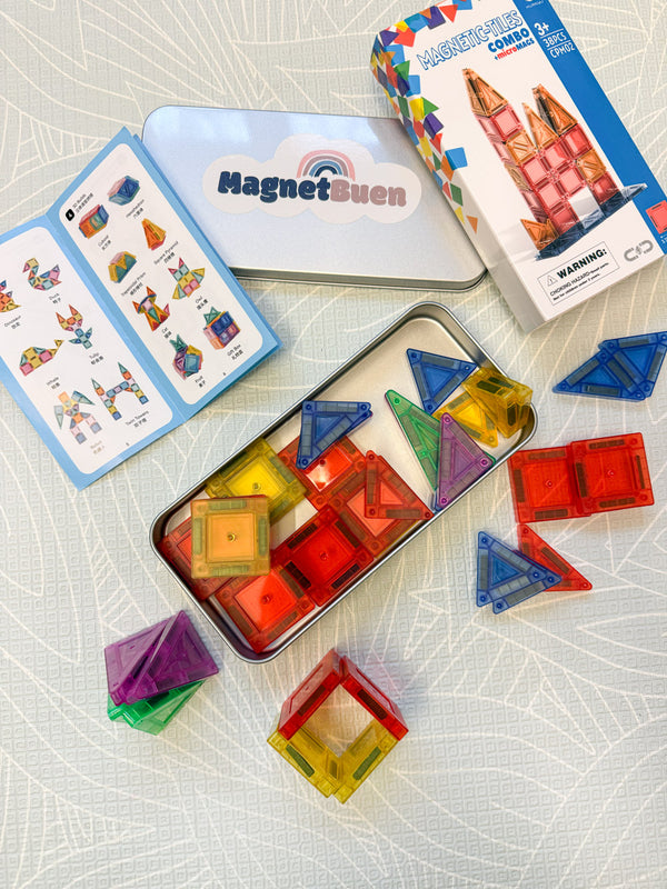 🚗✈️ Rejseklar Mini magneter - 38 stk.