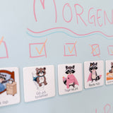 Magnetiske hverdags piktogrammer 36 stk.