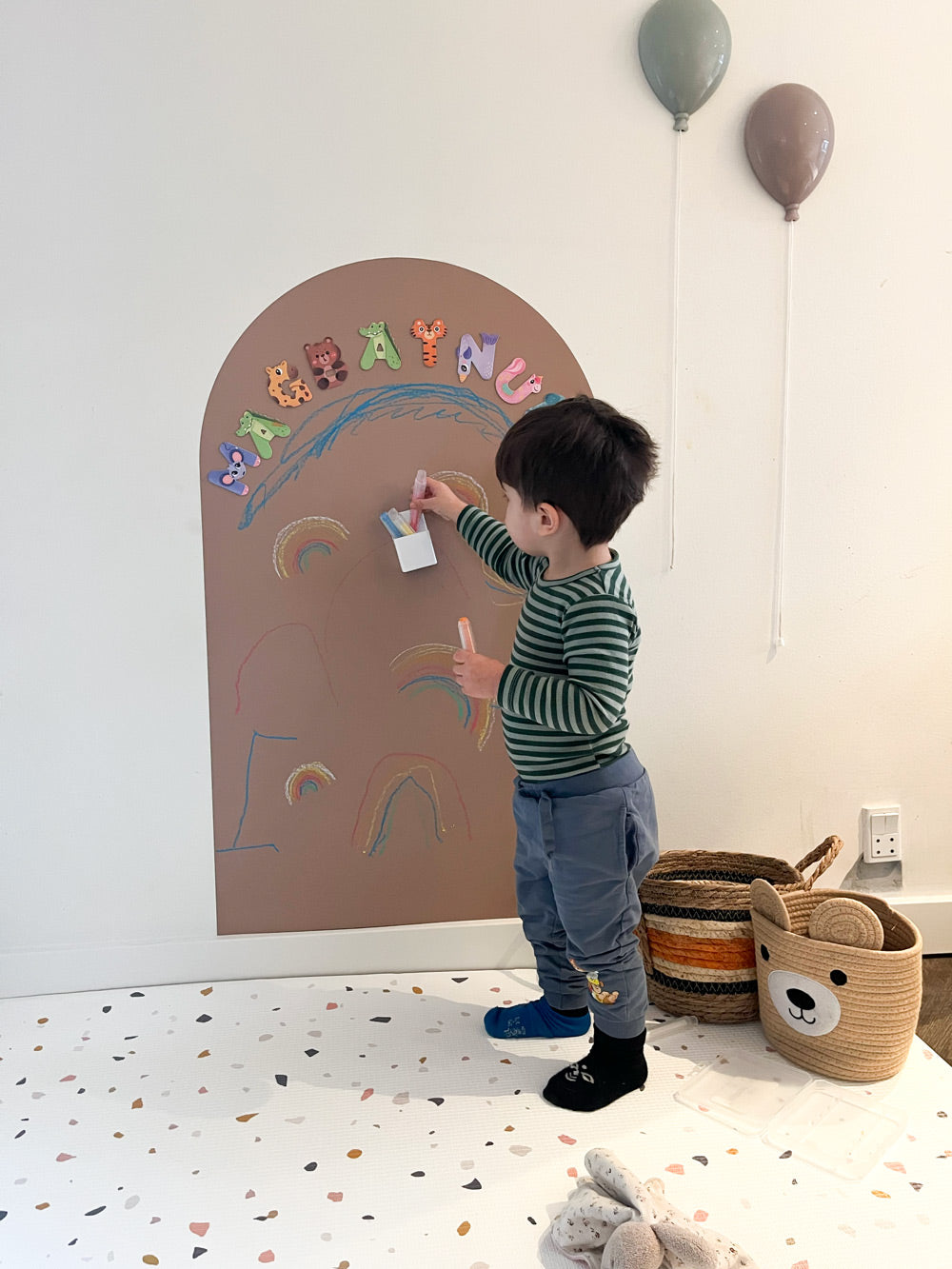Regnbuer & terrazzo